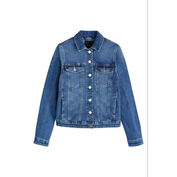 Women's denim casual jacket size M - Picture 2 of 6